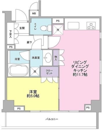 サンピエス根津の物件間取画像